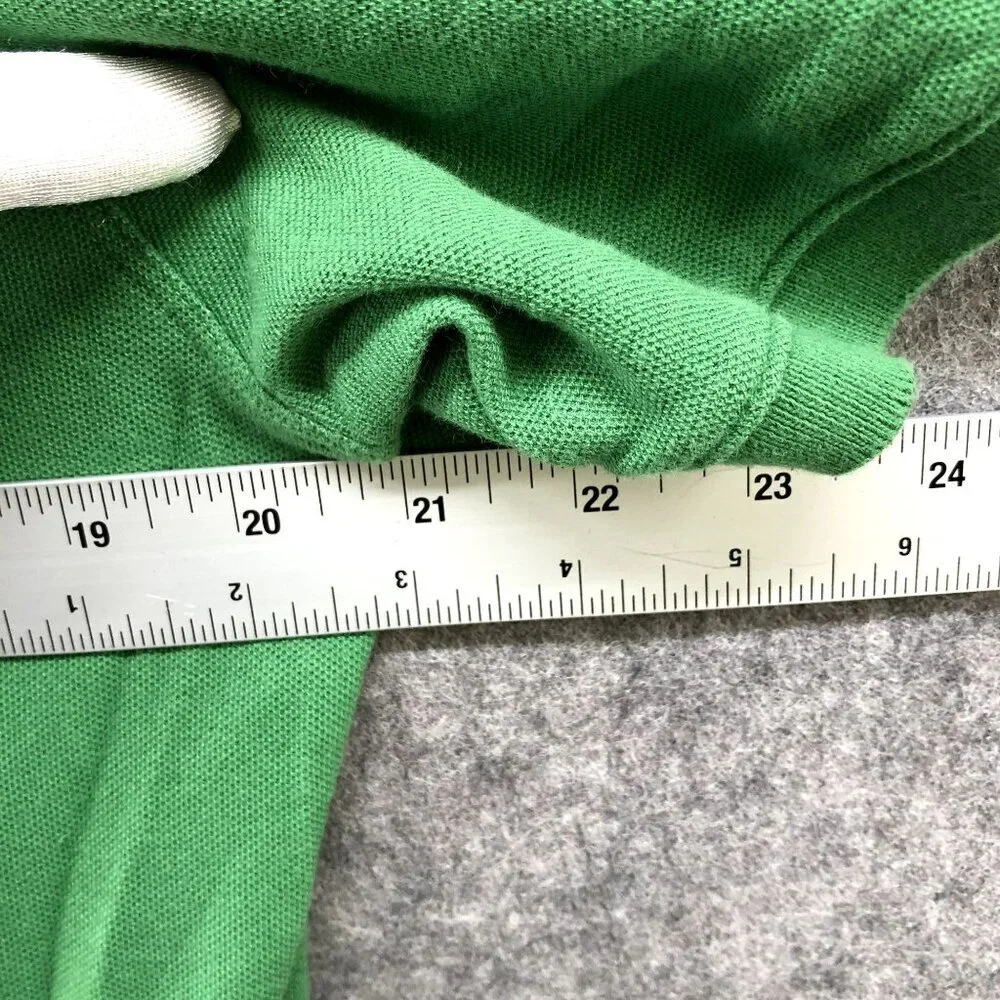 Banana Republic‎ Polo Shirt Mens Large L Short Sleeve Green Cotton